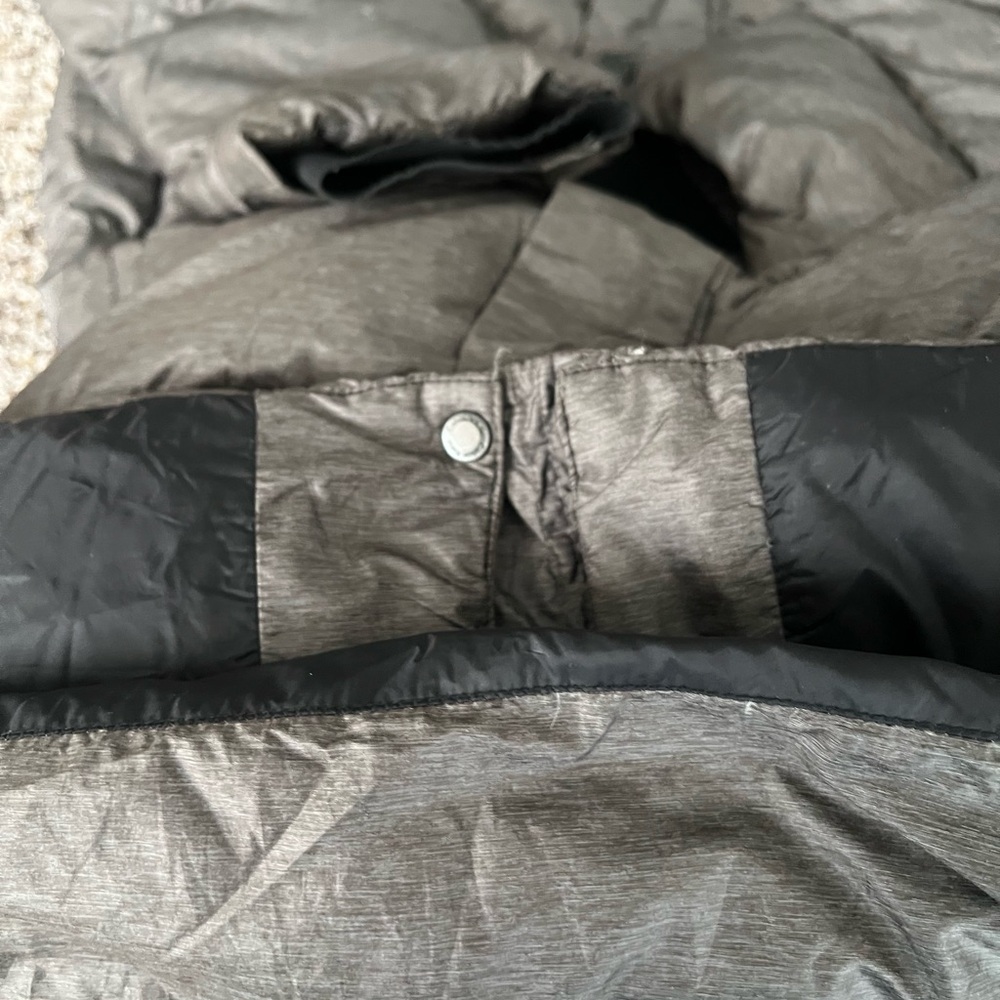 Calvin Klein Metallic Gray Puffer Jacket - Picture 7 of 12